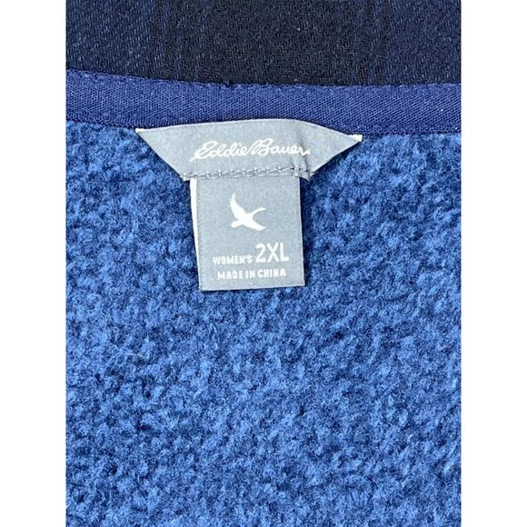 Eddie Bauer Men's Radiator Field Fleece Jacket Blue XXL - NWT - Picture 7 of 10